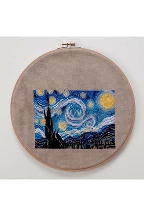 Helen Hobi Tasarım Kanaviçe Van Gogh Starry Night Dekor Pano Hln117