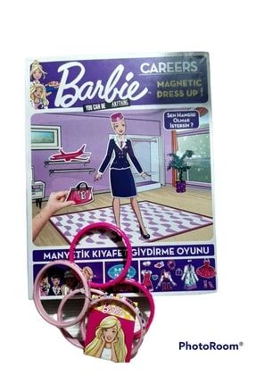 Barbie Manyetik Kıyafet Giydirme Ve Beş Adet Barbie Blezik OLDBS4349