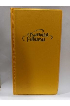 Kartvizit Albümü Uzun Dar Sarı Suni Deri 120'li DS6520