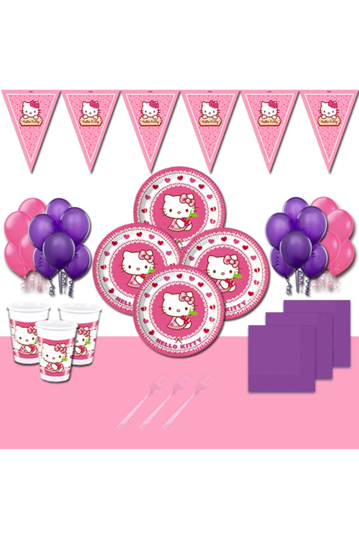 do umg n parti Hello Kitty Birthday Party Supplies Ornaments