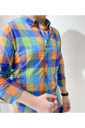 Aleksandrit Butik Custom Desıgn Erkek Gömlek aleksandritbutik ekose erkek gömlek