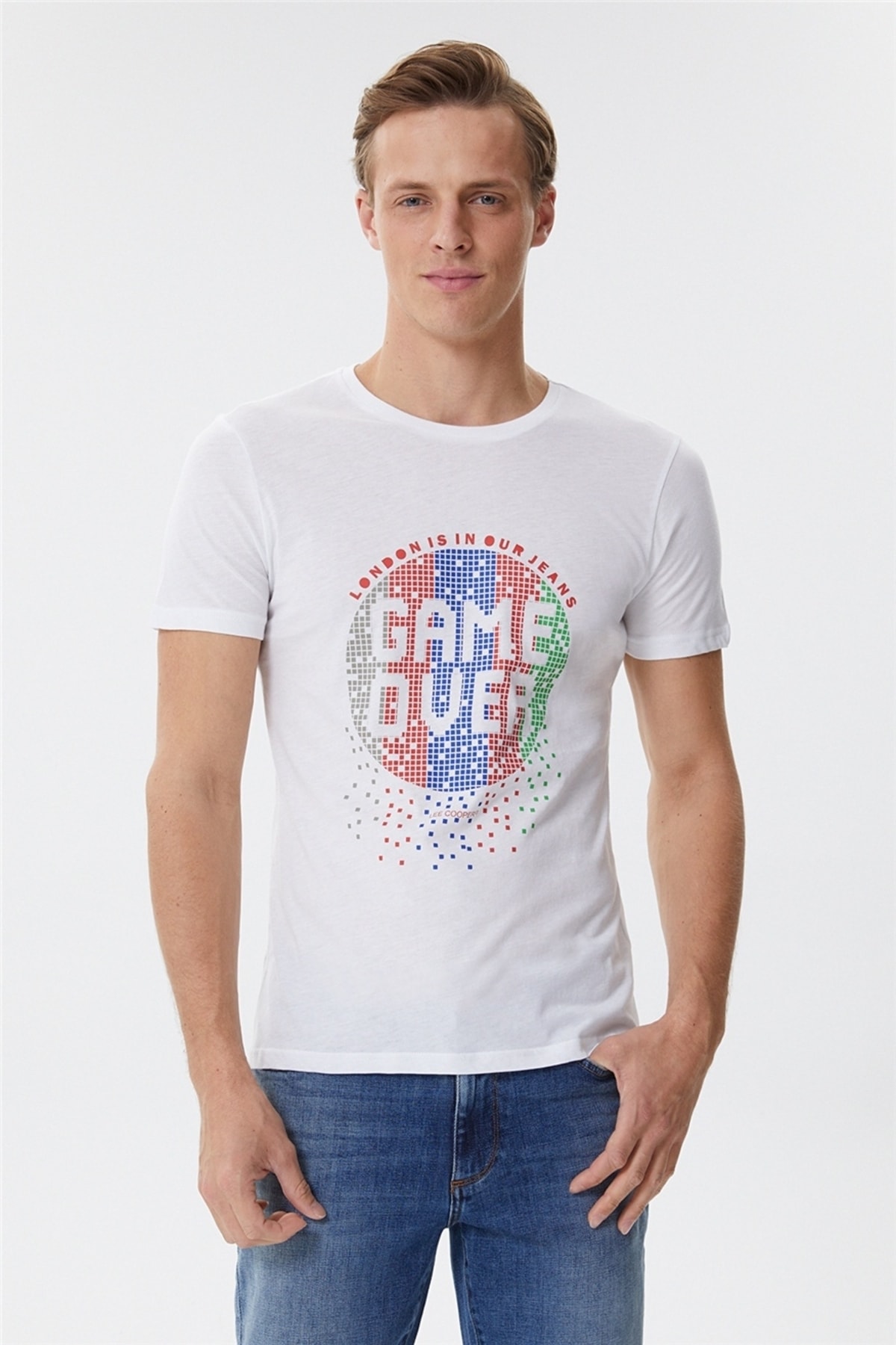 تی شرت مردانه طرح دار آستین کوتاه | لی کوپر Lee Cooper 222 LCM 242005 - تصویر 2