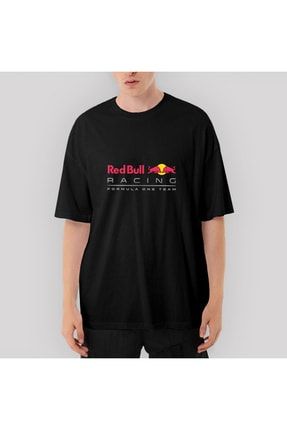 Redbul Racing Team Oversize Siyah Tişört OZT3173