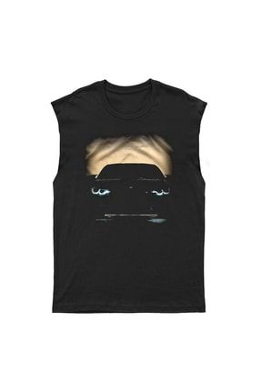 Bmw Siyah Kesik Kol Tişört Unisex Kolsuz T-shirt 7958WKK