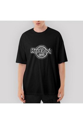 Hard Rock Cafe Glow Oversize Siyah Tişört OZT2940