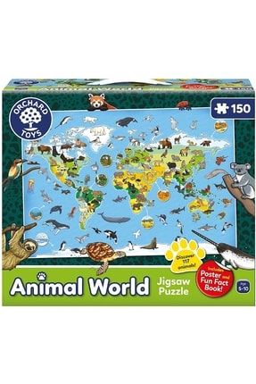 Dünyadaki Hayvanlar Ve Habitatları 150 Parça Puzzle - Animal World Puzzle ORC-300