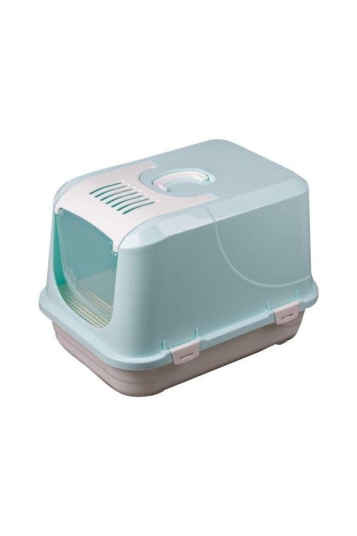 Genel Markalar Xxl Büyük Boy Kapalı Kedi Tuvaleti Yeşil 65x50x45 Cm