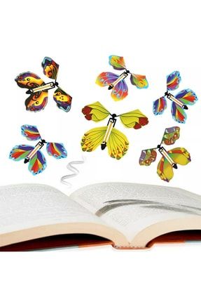 Sihirli Uçan Kelebek Kurmalı Sürpriz Şaka Oyuncağı 10 Adet Butterfly10pcs
