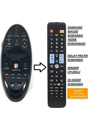 Samsung Smart Tv Tombul Air Mouse Yerine Tuşlu Model Kumanda Kumanda Bn59-01181b Bn59-01182b - 1078 1078-101