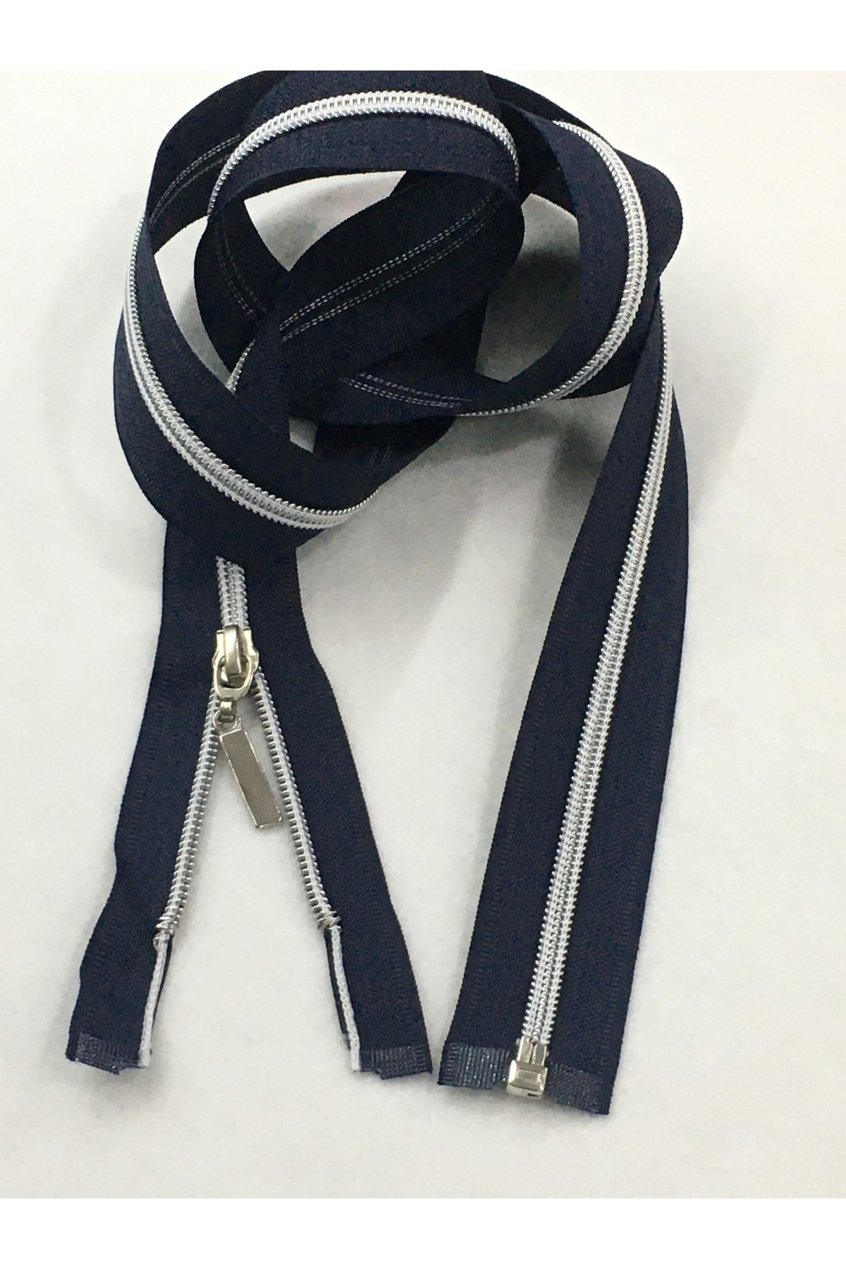 Abaya Dress Coat Zipper 110 Cm Navy Blue