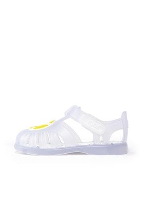 S10249 Tobby Denizci Çocuk Beyaz Sarı Sandalet IGTBYVL