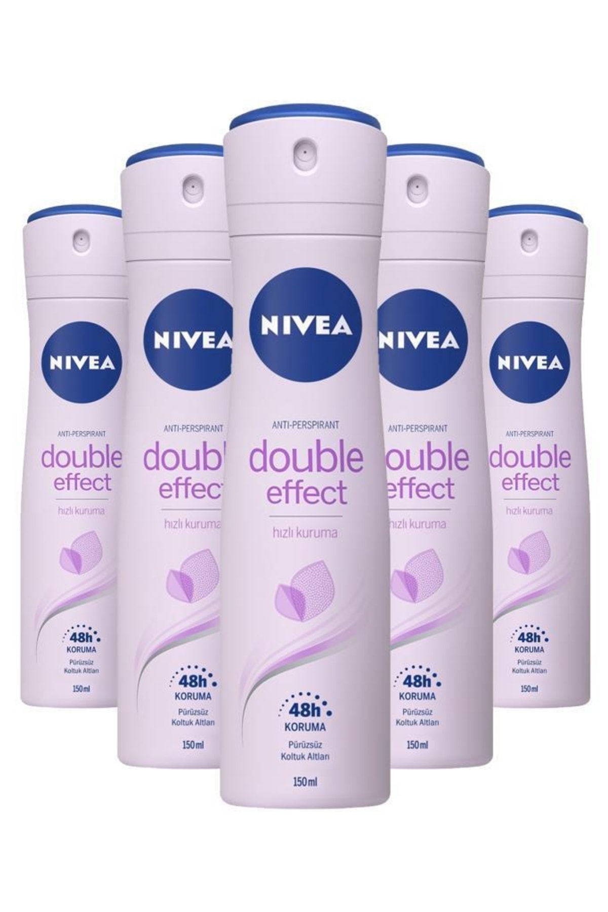 Nivea Double Effect Deodorant 150 ml X5