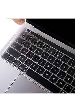 Apple Macbook Air 2020 13 Inc A2179 Ile Uyumlu Türkçe Q Klavye Slim Şeffaf Klavye Koruyucu Kılıf TKN-MAC-12333