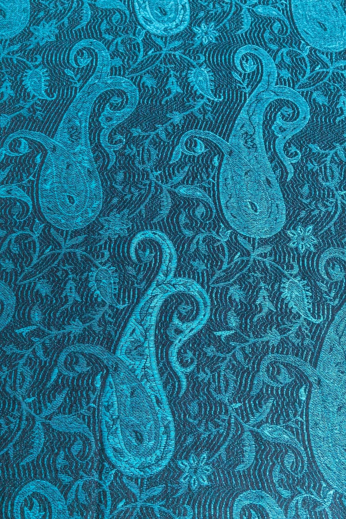 K&B PASHMINA-Cashmere Shawl |   Black Blue |   Does Not Contain Polyester |   Good Quality and Stylish Design 7