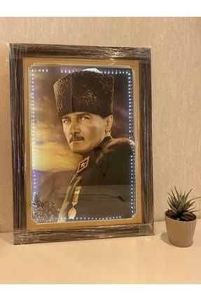Özel El Yapımı Rolyef Atatürk Portre Tablo 80x60 TAB00000003