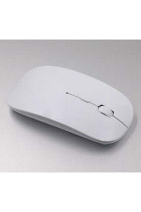 Ultra Ince Usb Bilgisayar Pc Dizüstü Masaüstü Kablosuz Mouse (beyaz) 1399705