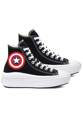 Captain America Move Design Sneaker Spor Ayakkabı Artdesignn41