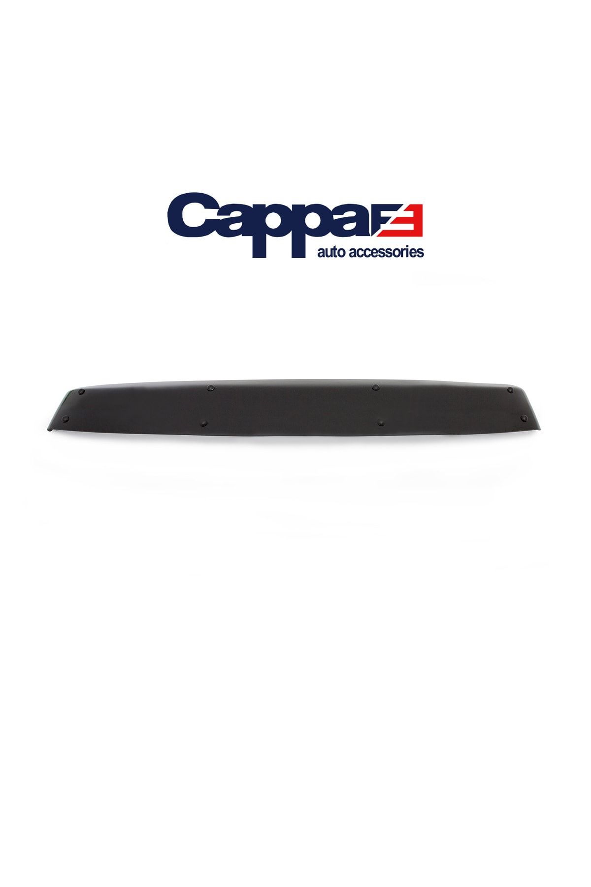 Cappafe-Volkswagen Crafter 2012-2017 Terek Piano Black Acrylic Visor Hat - Windshield Sunshade Visor 5