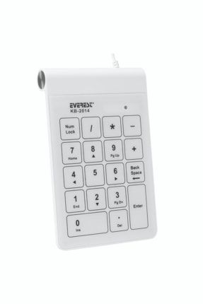 Beyaz Usb Dokunmatik Numerik Standart Kablolu Klavye Kb-2014 ELEKTRONIK-8680096006036