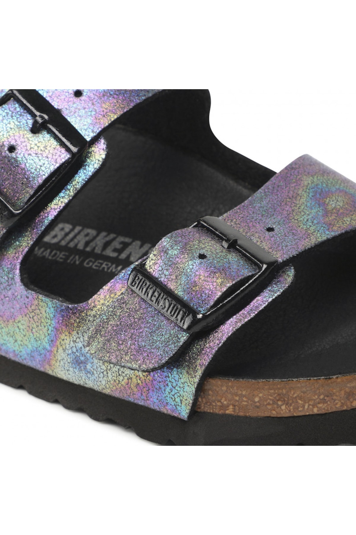 دمپایی بیرکن استاک زنانه پنبه ای مشکی         | Birkenstock 1BRKW2022010 - تصویر 7