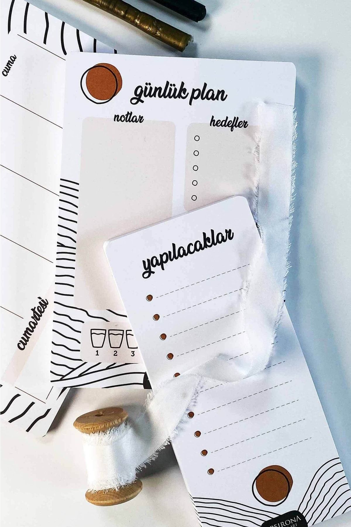 Apeirona | Limitless Art-Desktop Planning Set | Pull and Tear | Daily Planner To Do Notepad 1