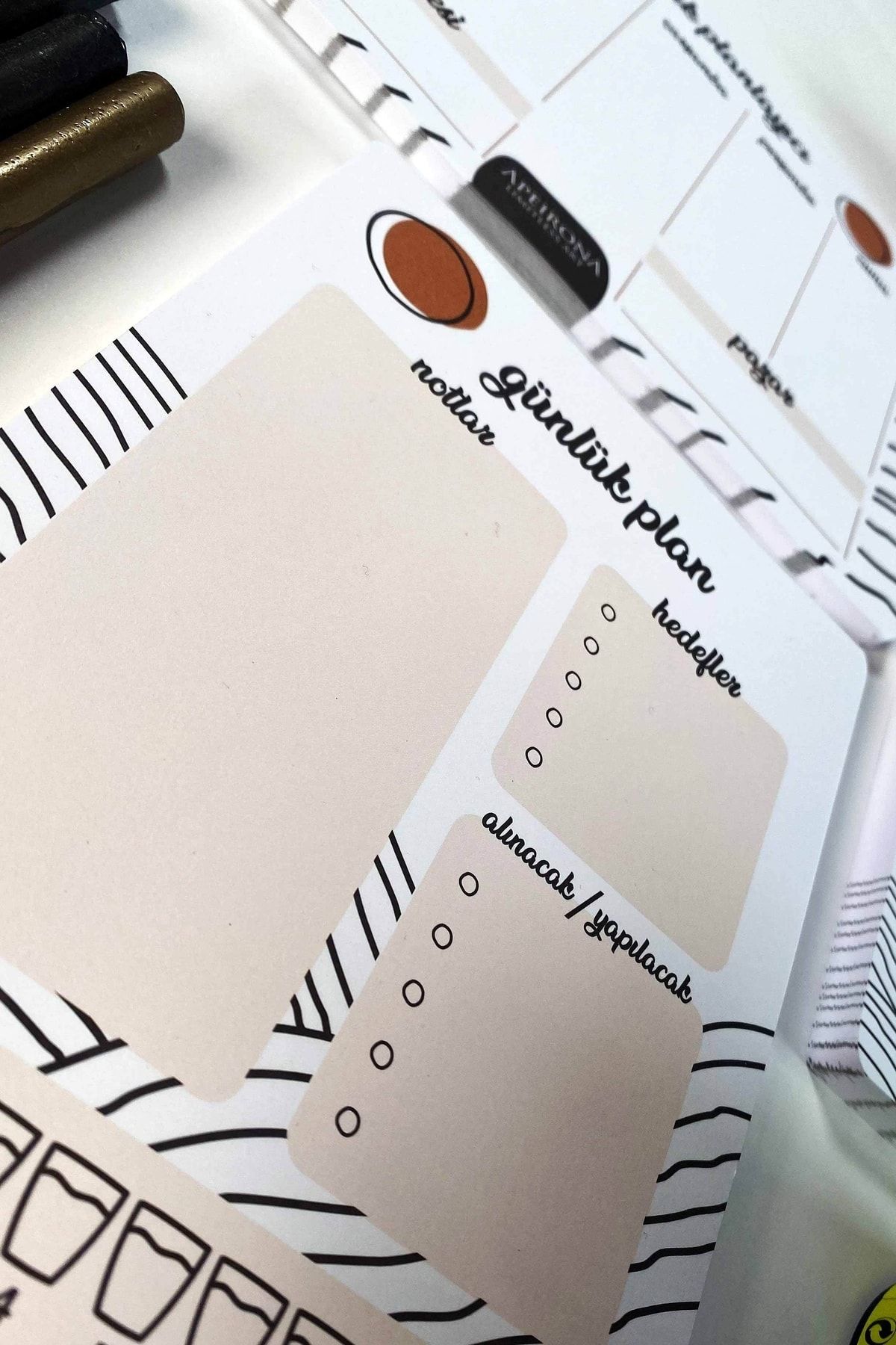Apeirona | Limitless Art-Desktop Planning Set | Pull and Tear | Daily Planner To Do Notepad 2