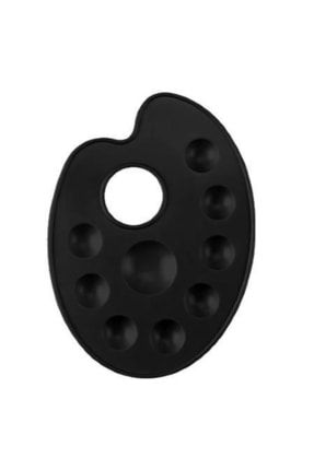 Siyah Plastik Oval Godeli Resim Paleti (144-11394) RICH-144-11394