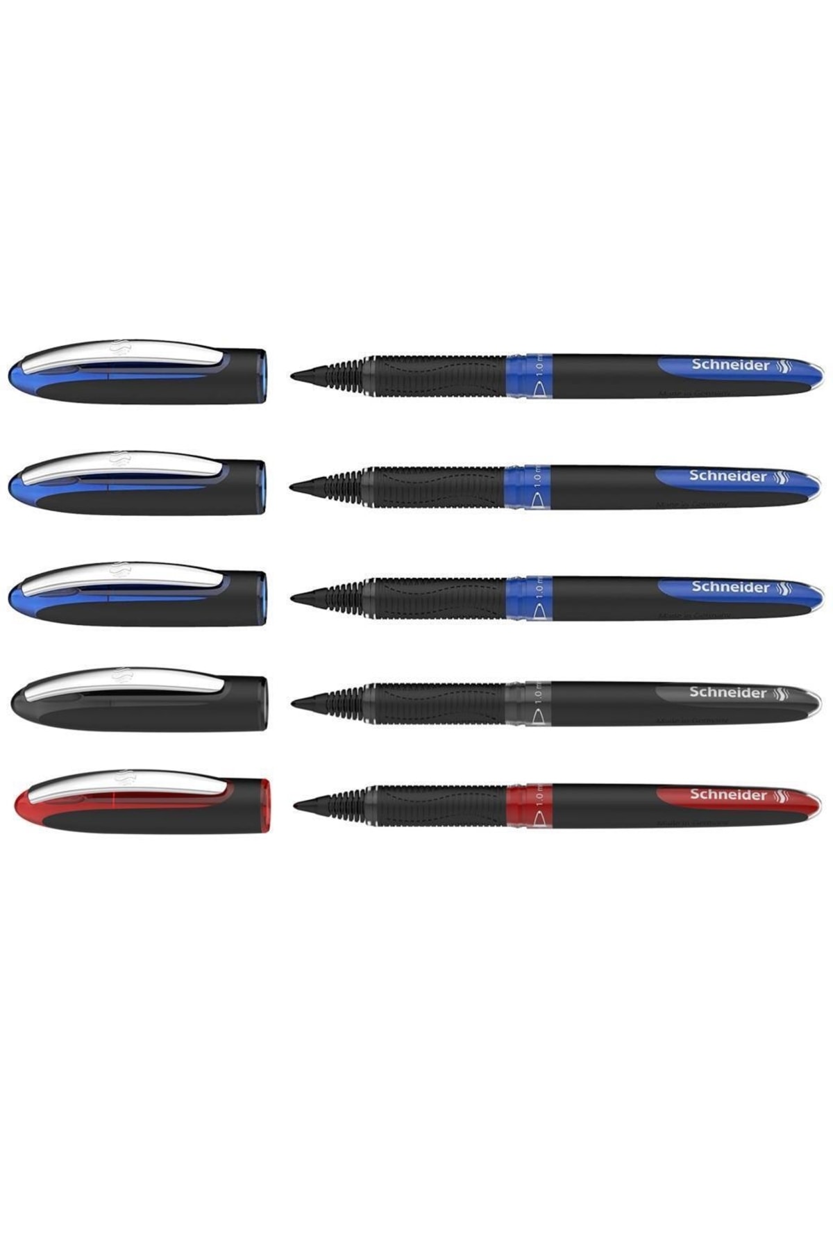 Schnieder Schneider One Sign 1,0 Mm Roller Imza Kalemi 3 Mavi 1 Siyah 1 Kırmızı