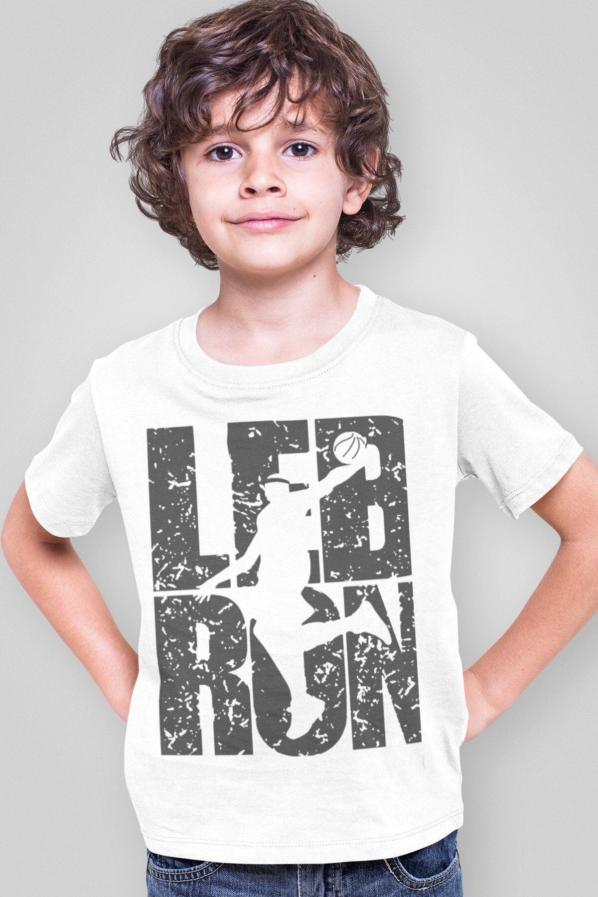 ROCK GURU Lebron Text White Twenty Three Black Handsome Basketball