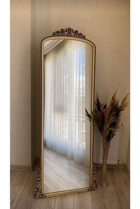 Maria Teressa Gold Ahşap Çerçeve Ayaklı Boy Aynası 70x180 AYAKLI-170-G