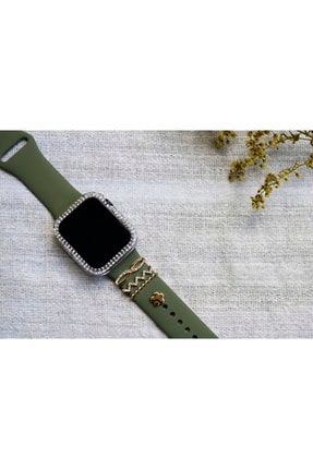 Apple Watch Kordon Aksesuarı Charm Seti Sonsuzluk - Zigzag Uyumlu 16510