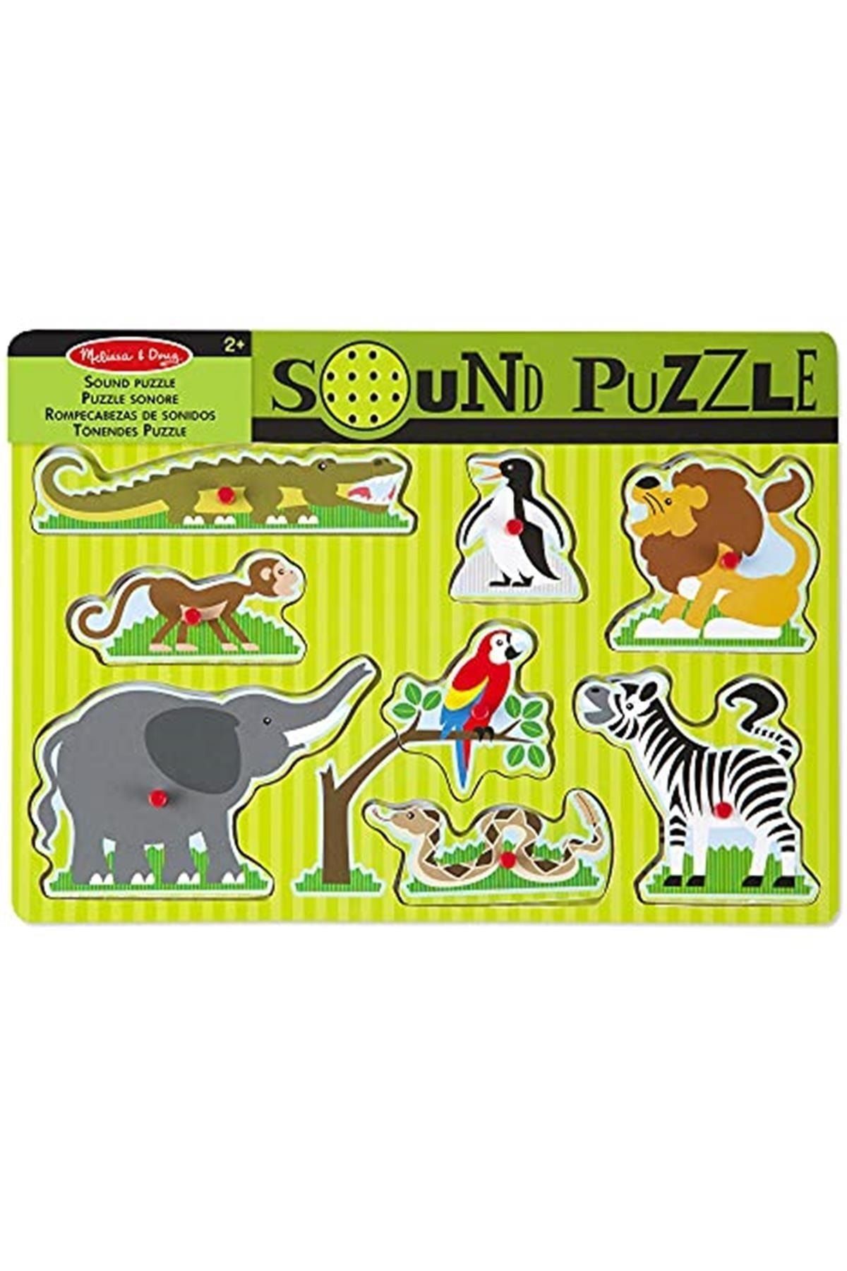 اسباب بازی های نوزاد و فعالیتی Melissa Doug معمای صوتی ملیسا داگ باغ وحش Melissa & Doug
