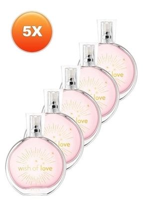 Wish Of Love Kadın Parfüm Edt 50 ml 5'li Set wish165623235