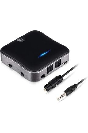 B19 Bluetooth 5.0 Kablosuz 100 Metre Ses Aktarım Cihazı Wireless Audio Transmitter Receiver TYC00408664540