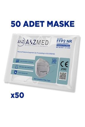 FFP2 Maske Telli ve Tek Tek Paketli 50 Adet n95masketek-50