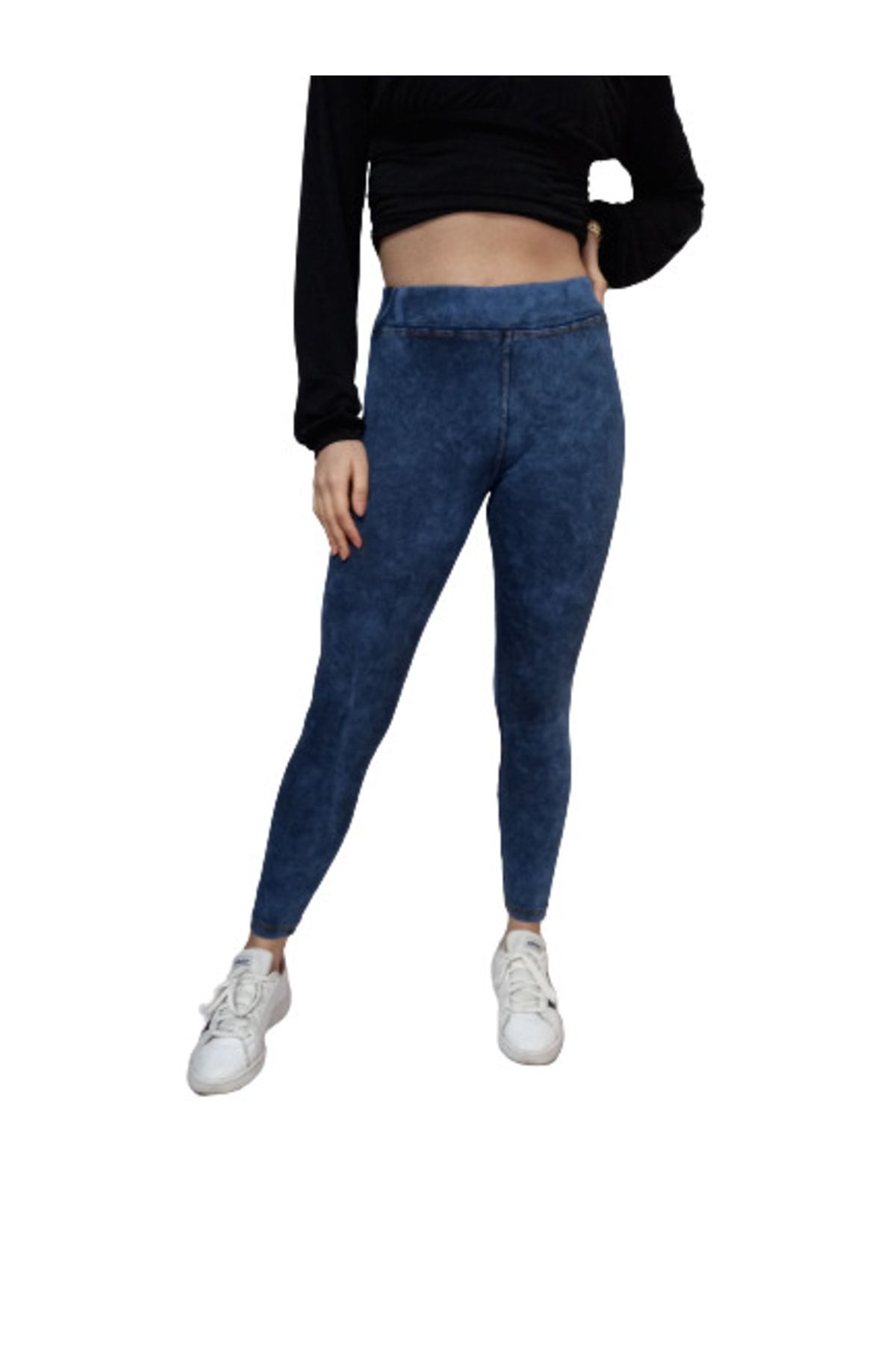 Denim look deals tights