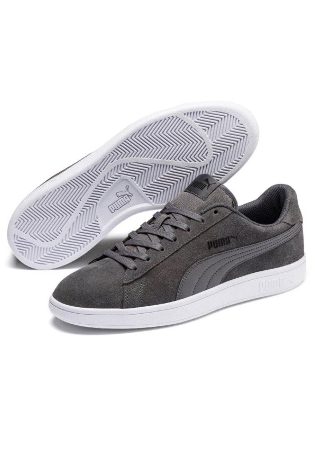 کفش Puma پوما اسپرت مردانه کژوال Smash V2 Castlerock 36498932 اورجینال - تصویر 4