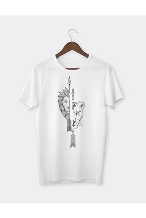 Aslan Kaplan Baskılı T-shirt Tişört GKBB03038