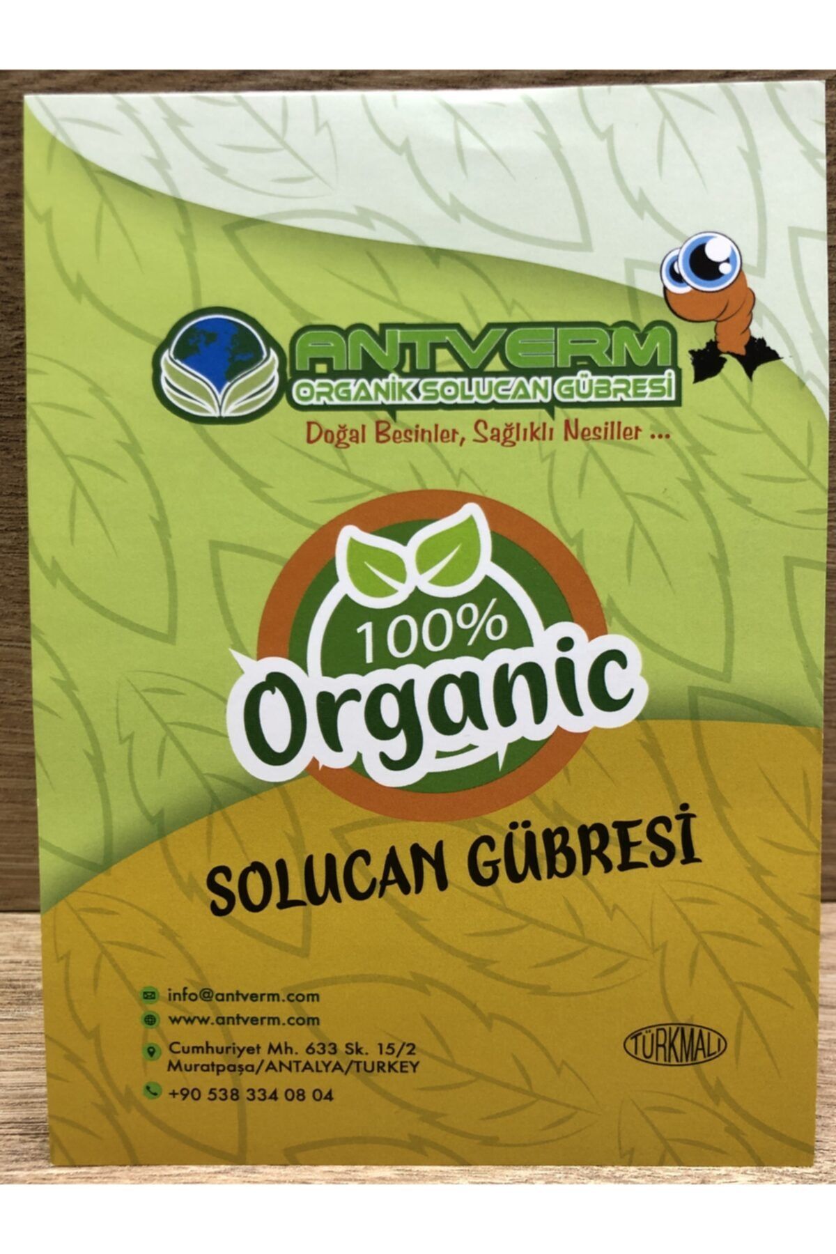 Biolojik Ve Doğal Olarak Üretilen Çevre Dostu toprak Nemlendirici Organik Solucan Gübresi 5kg