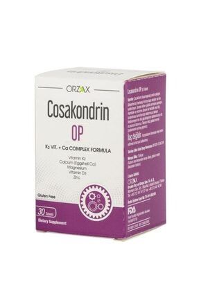 orzax cosakondrin op 30 tablet k2 vit