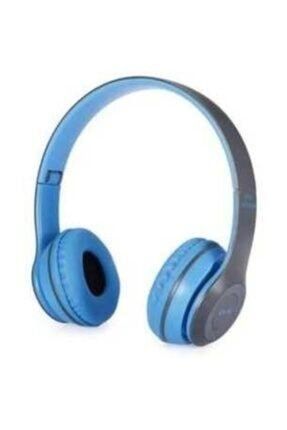 P47 5.0 Wireless Headphones Bluetooth Kulaklık 5.0 Mavi AK-P47
