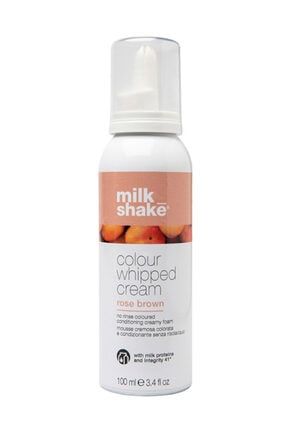 Milk_shake Whipped Cream Durulanmayan Renkli Bakım Köpüğü Rose Brown 100 Ml 8032274119166