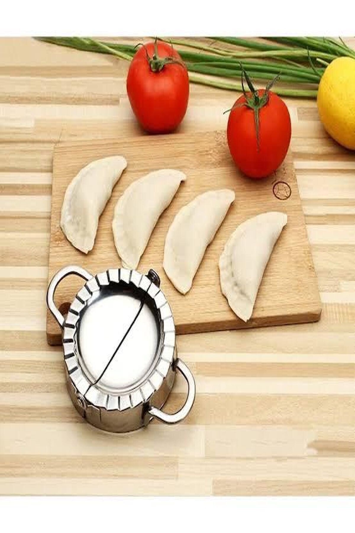 Hyd Börek Poğaça Mantı Ravioli Hamur Kapama Kalıp Aparatı Metal