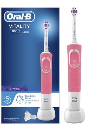 Vitality D100 Pembe Elektrikli Diş Fırçası z76676