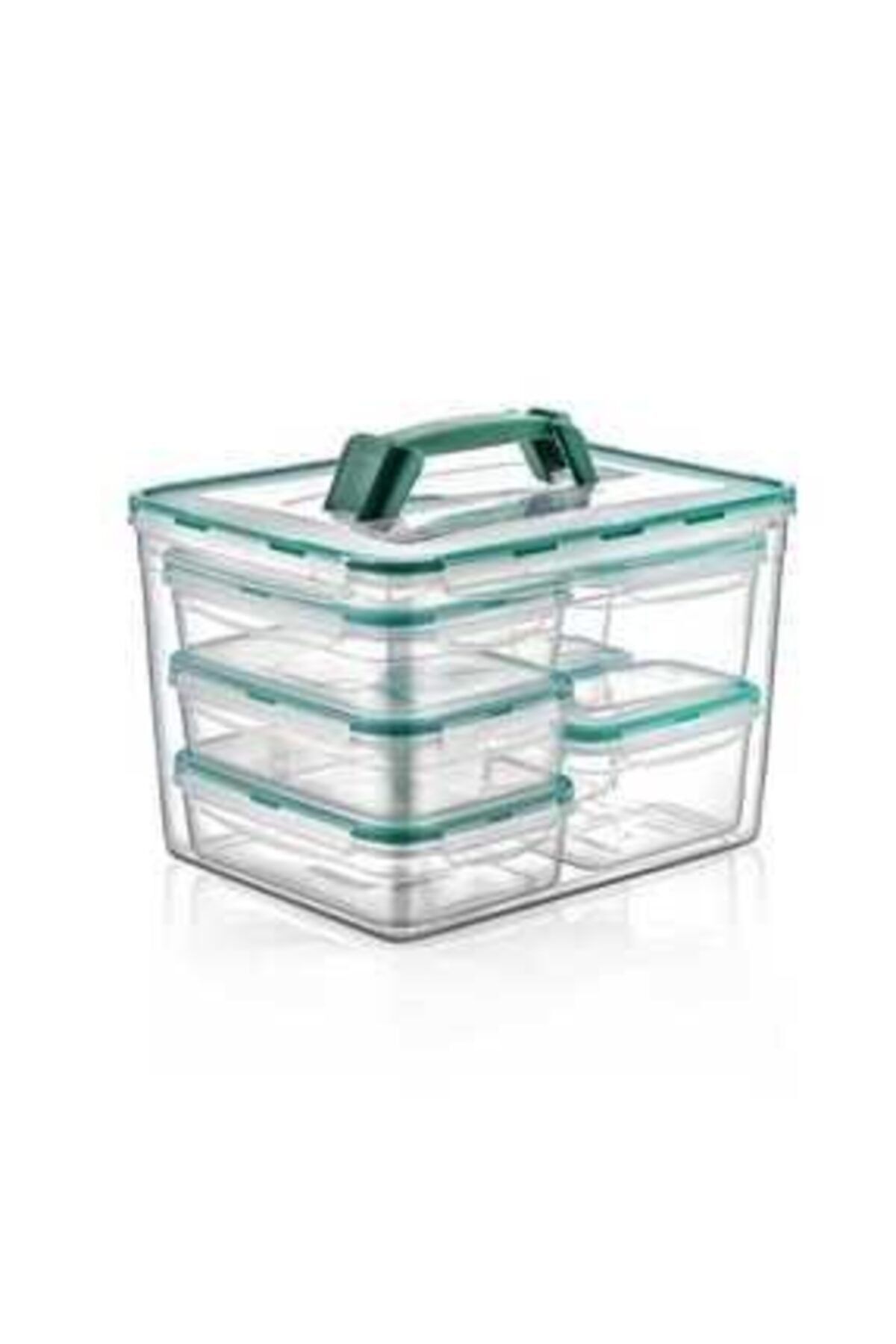 IRAK PLASTİK-Fresh Box Combi Set Storage Container 8 Pieces 2