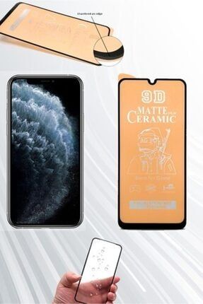 Apple Iphone 11 Pro Siyah Full Kapatan Mat Seramik Esnek Ekran Koruyucu PX0369
