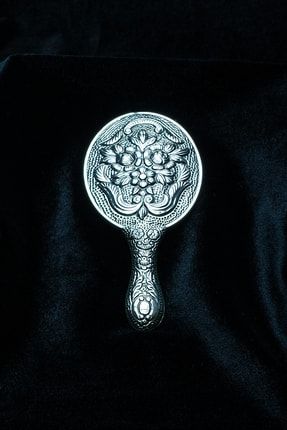 Gümüş El Aynası Ve Tarak Seti 925 Ayar TK-925-1003