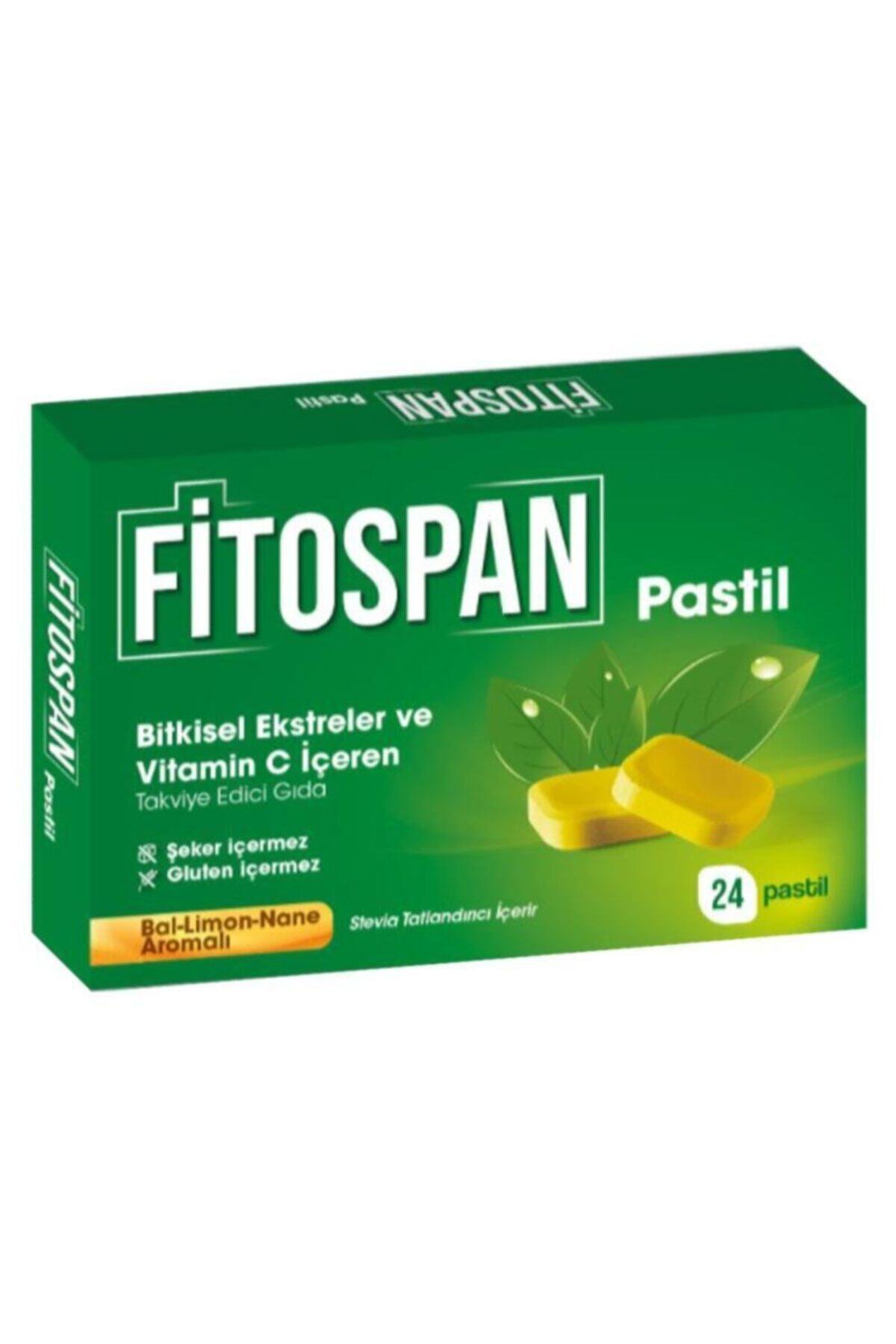 EDİS PHARMA Fitospan Bitkisel Bal Limon Nane Aromalı 24 Pastil