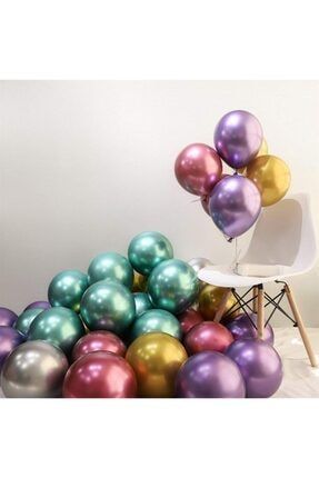 Krom Balon - Parlak Metalik - 50 Adet - Ithal Balon - Chrome Balloon NY000160