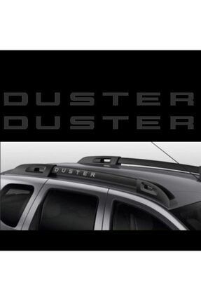 - Dacia Duster Tavan Barı Yan Oto Stıcker Set 46cm Füme LOG06846F
